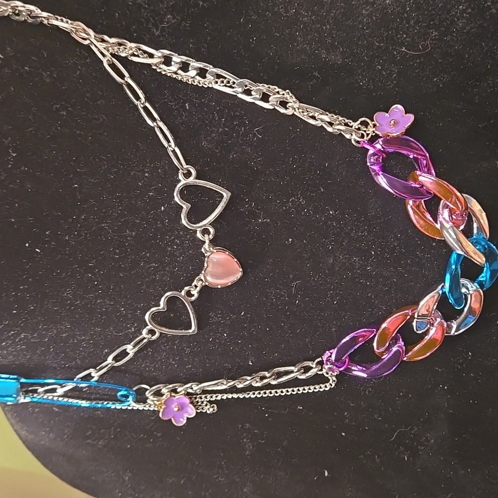 Colorful Metal And Resin Chain - Picture 4 of 15